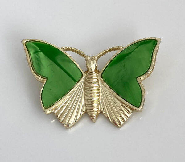 groene vlinder pin